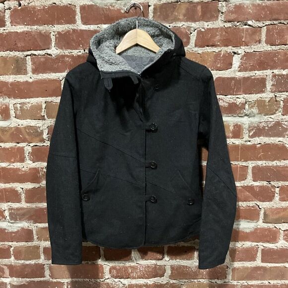 Patagonia Jackets & Blazers - Patagonia Small Felted Jacket Merino Wool Blend Reversible Hood Style #27410